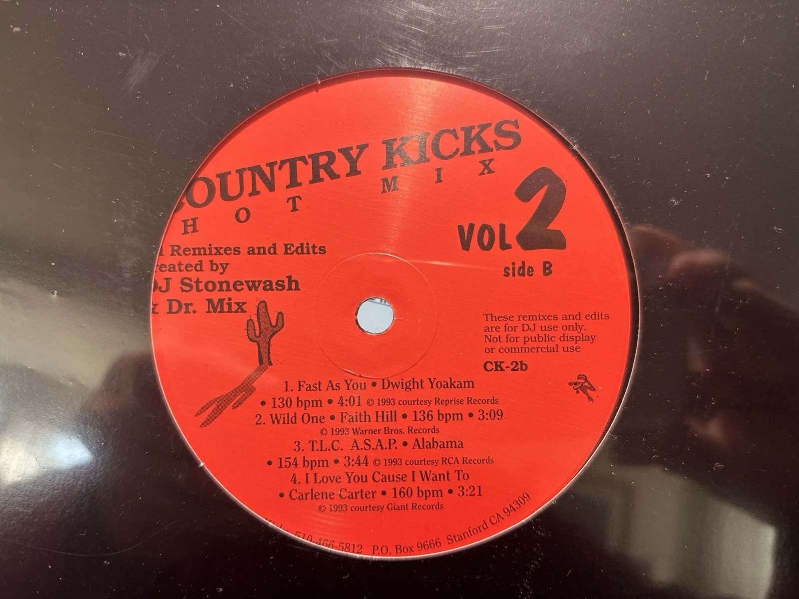 COUNTRY KICKS VOL. 2 LP DJ ONLY NEW SEALED YOAKAM TOBY KEITH FAITH HILL