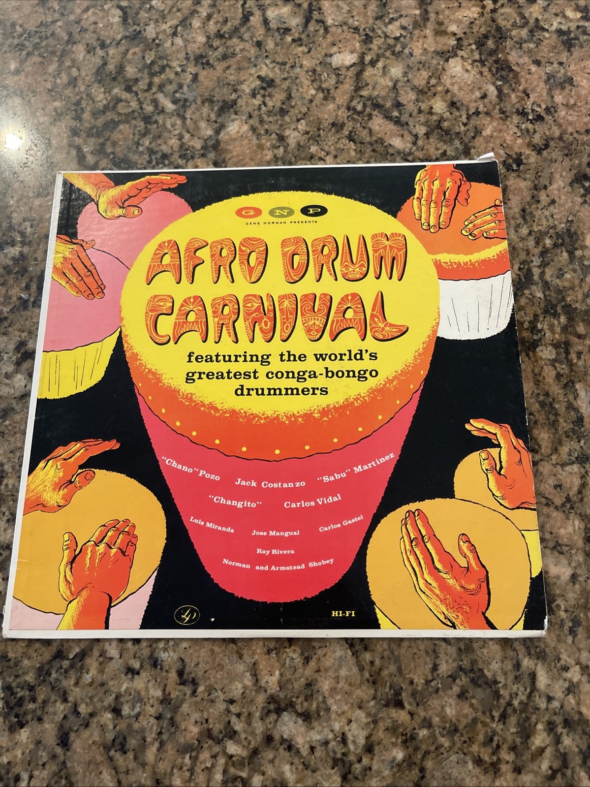 Afro Drum Carnival Rare Great Players On It “ Chano Pozo” 1950s