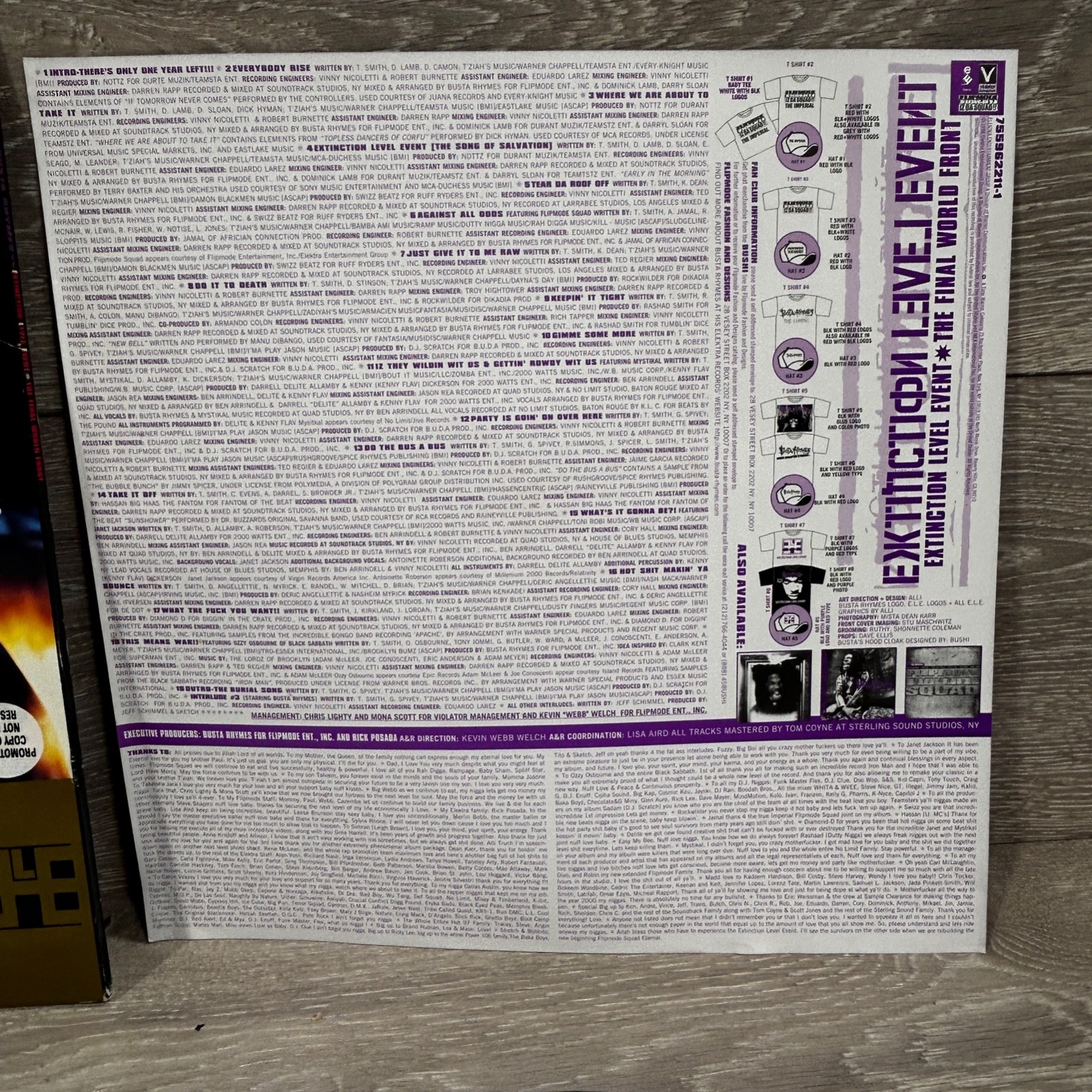 Busta Rhymes – Extinction Level Event – The Final World Front – 12″ 1998 OG VG+