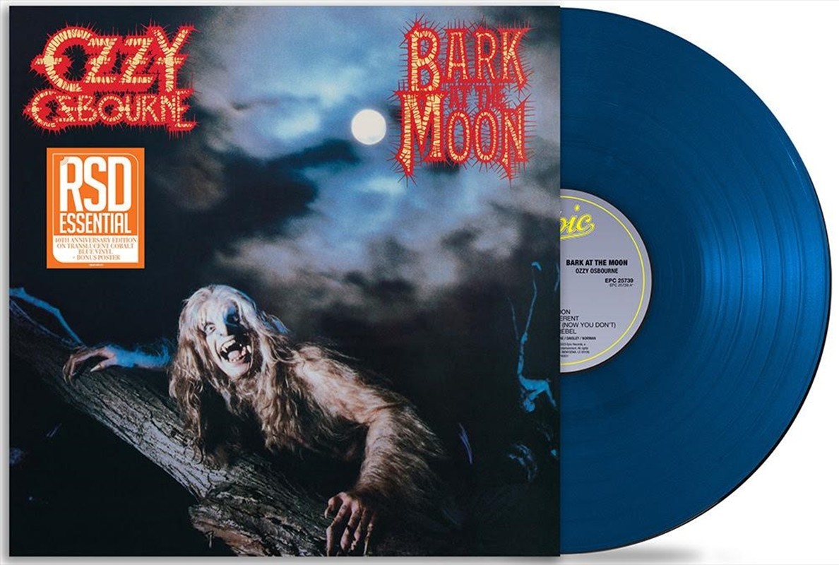 Ozzy Osbourne – Bark At The Moon – Translucent Vinyl RECORD