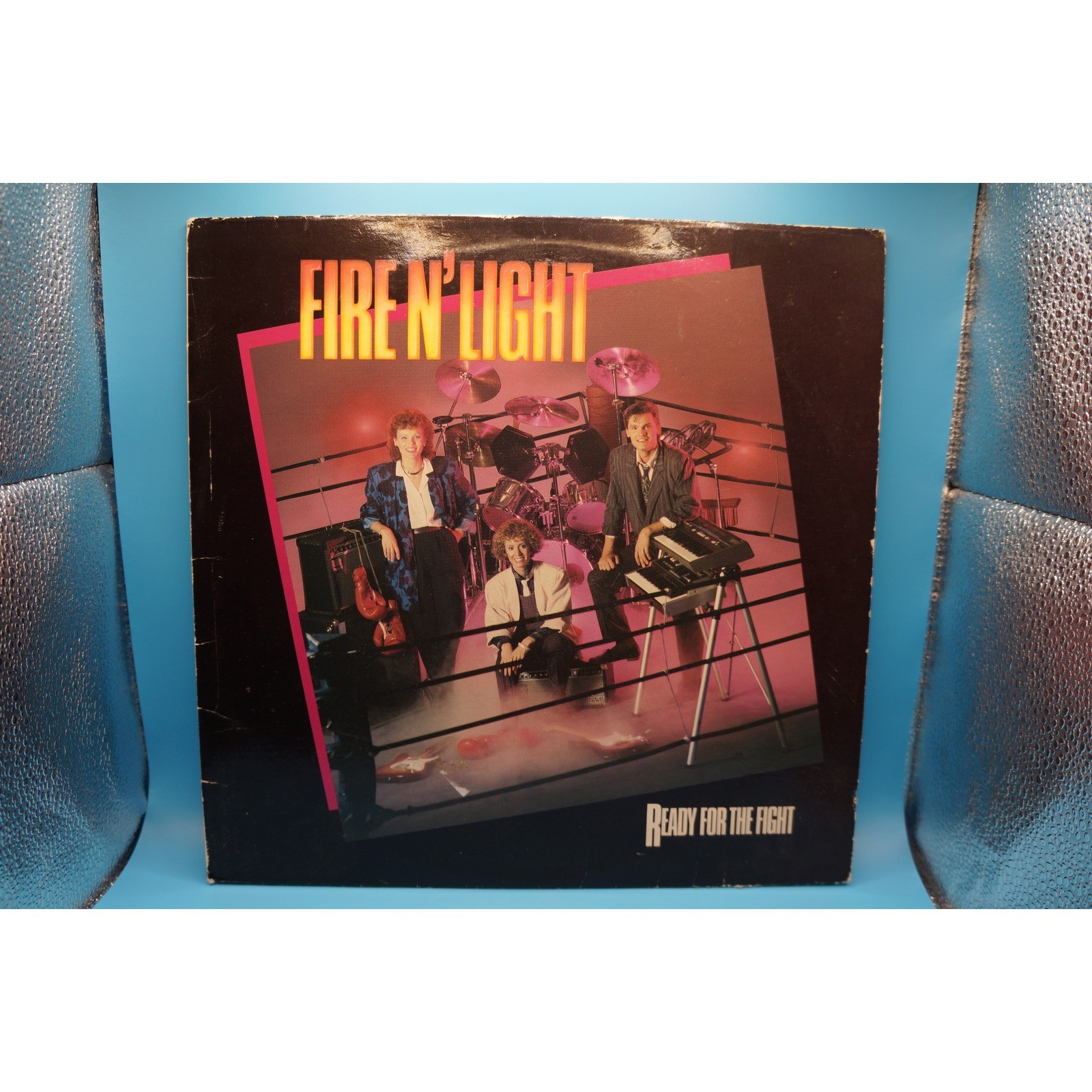 Fire N’ Light Ready For The Fight Vinyl 1985 Christian Rock CCM John Schreiner