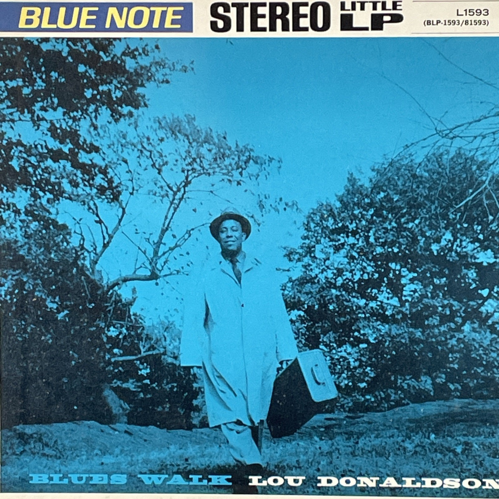 Lou Donaldson Blues Walk Blue Note Stereo Little LP 45 Stiff Paper Sleeve Only