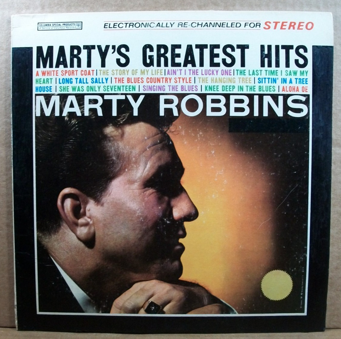 Marty Robbins -Marty’s Greatest Hits (LP, 1959, CSP) P 11514 *Stereo ~ NM