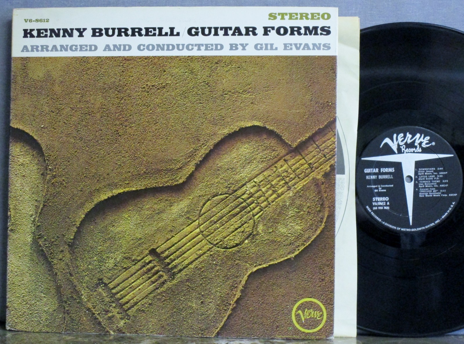 Kenny Burrell Guitar Forms Verve DG Original RVG VG++ Gil Evans