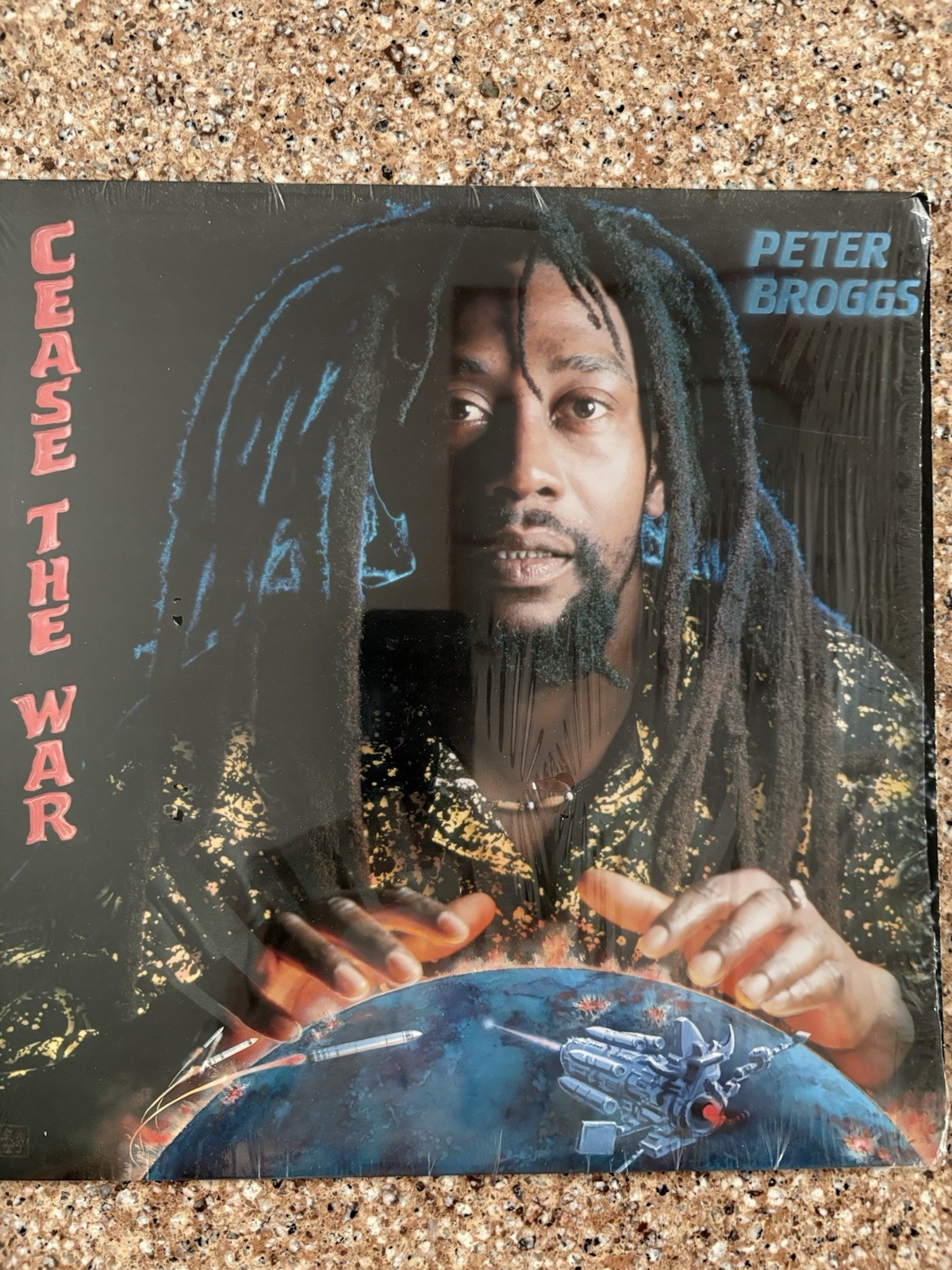 Peter Broggs Cease the War LP Vinyl Real Authentic Sound RAS 3022 1987