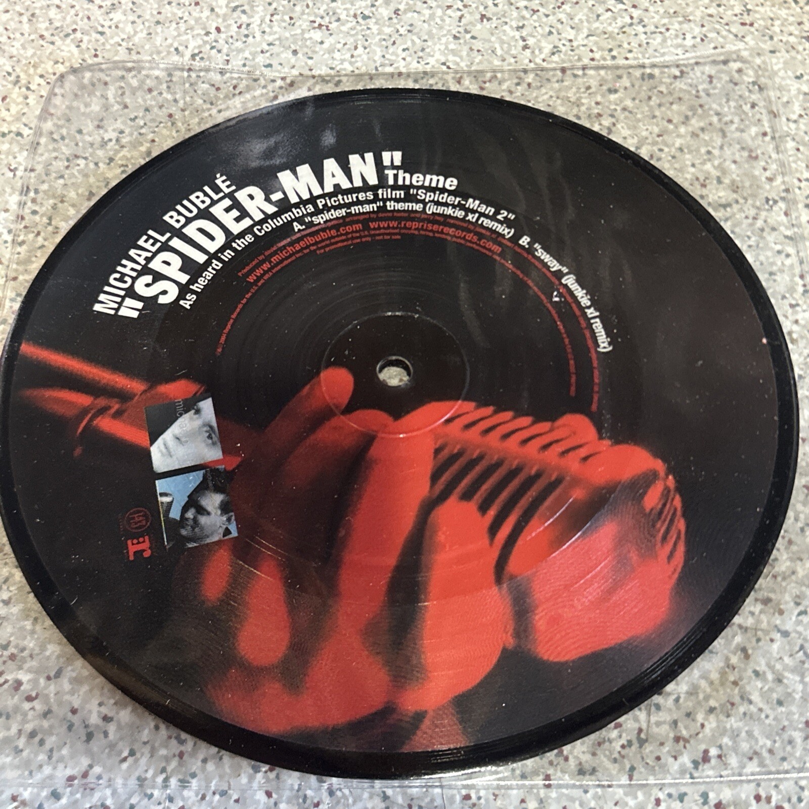 MICHAEL BUBLE Spider-Man (2004 US 2-track promotional-only 7″ vinyl PICTURE DISC