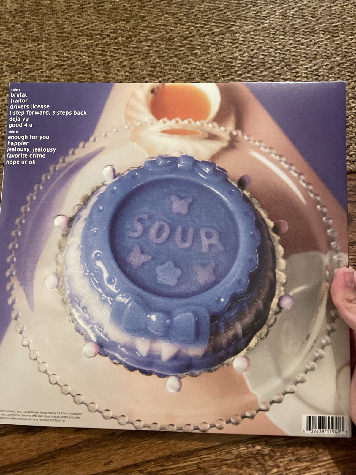 Olivia Rodrigo Sour Vinyl LP Record with Inner Sleeve Working Great New Unused
