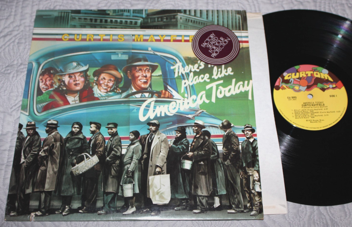 CURTIS MAYFIELD – There’s No Place Like America Today (Original 1975 LP Vinyl)