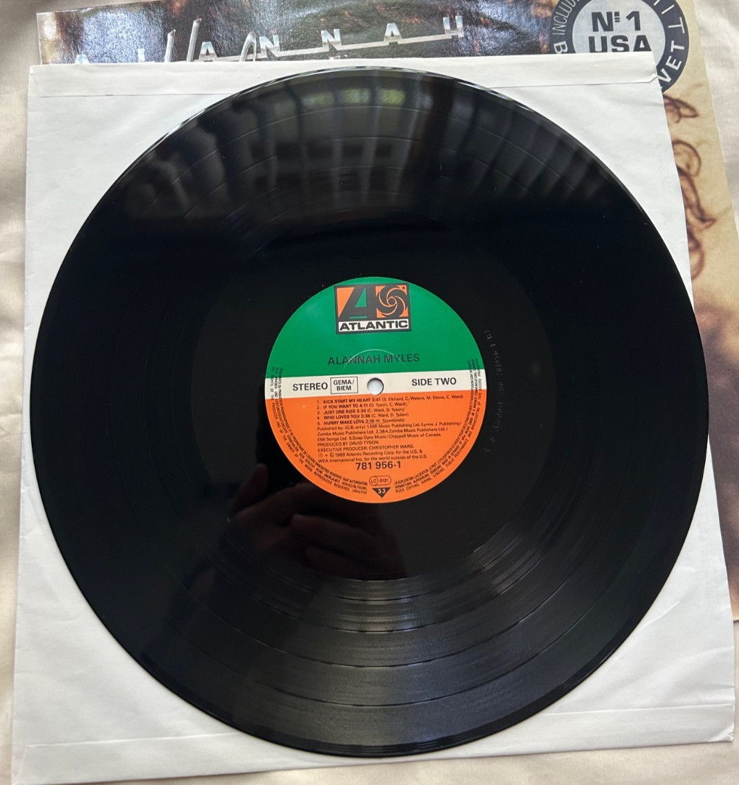 ALANNAH MYLES ~Original 1989 1st Press Germany S/T Vinyl LP~ R/S Alsdorf EX++