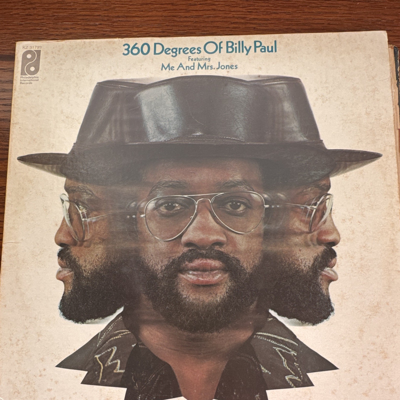 Billy Paul 360 Degrees Of Billy Paul 12″ LP Black Vinyl Stereo PIR 1972 KZ31793