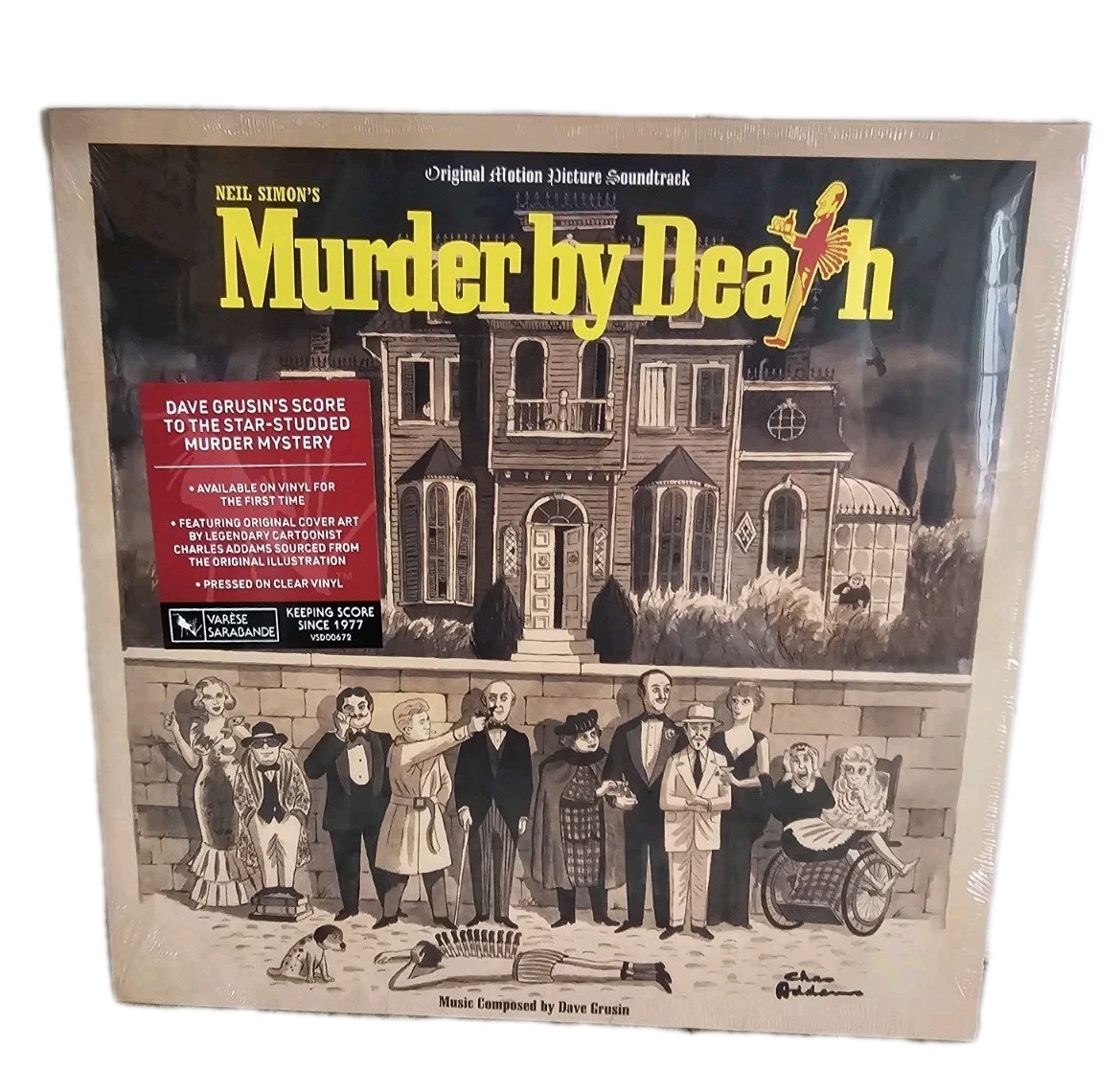 Dave Grusin Murder By Death Movie Soundtrack New Vinyl LP Clear Rare Archive