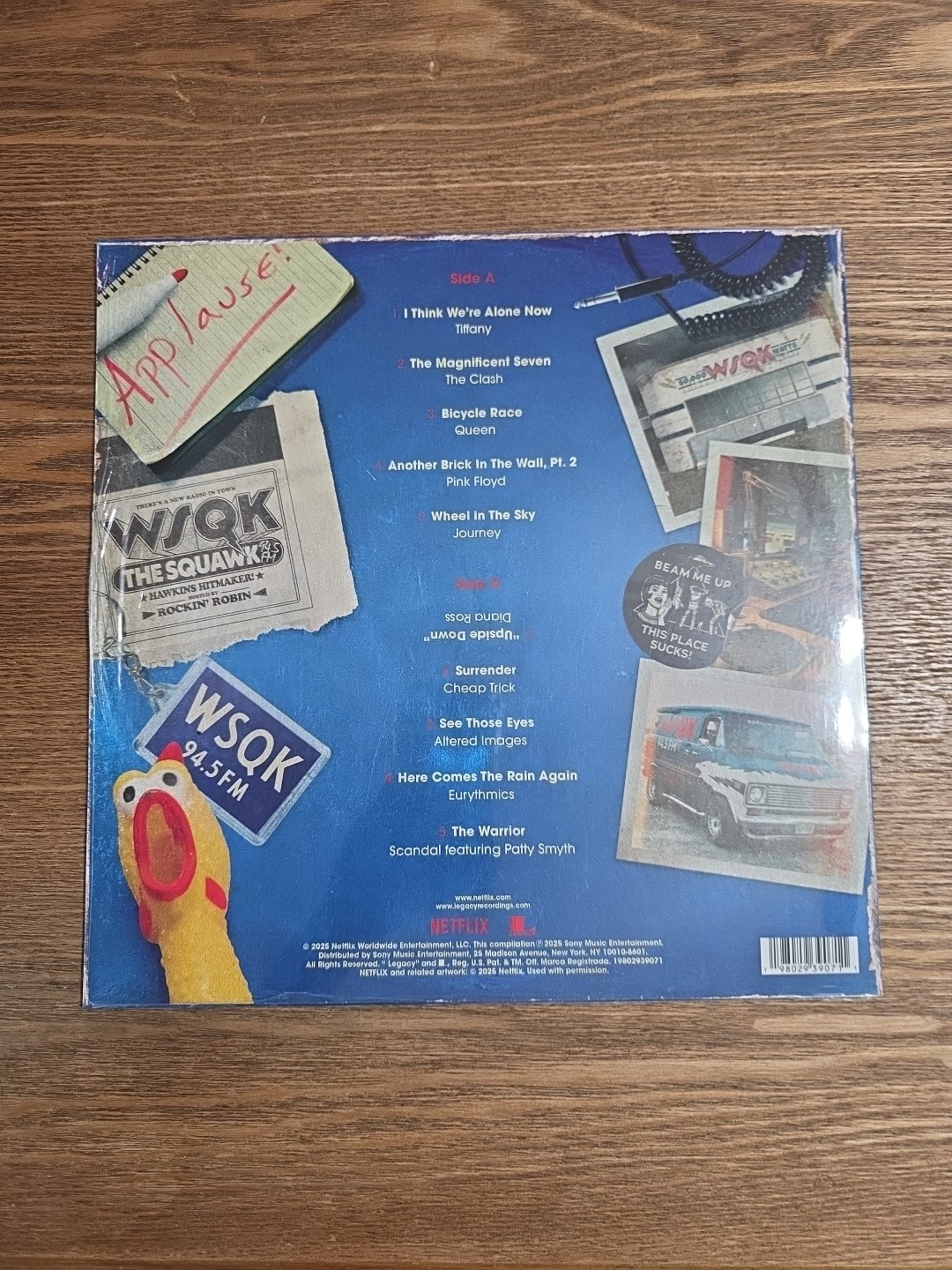 Stranger Things The WSQK Collection Limited Exclusive Red Color Vinyl Read DESCR