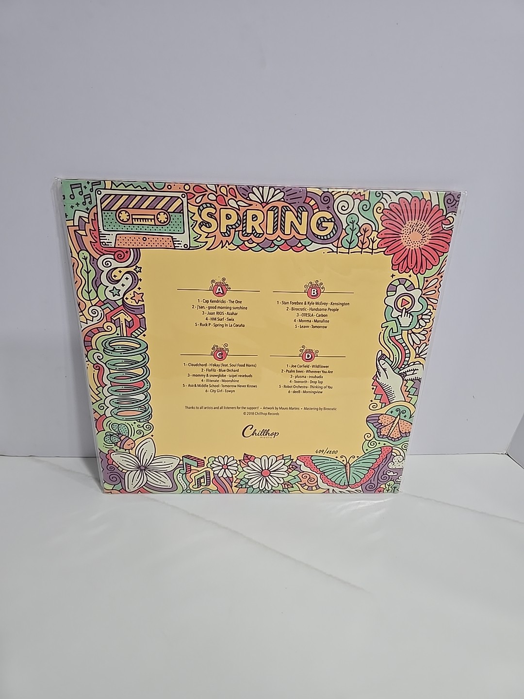 LP Chillhop Essentials Spring 2018 Various #408 of 1200 SEALED NEW Chill Hip Hop