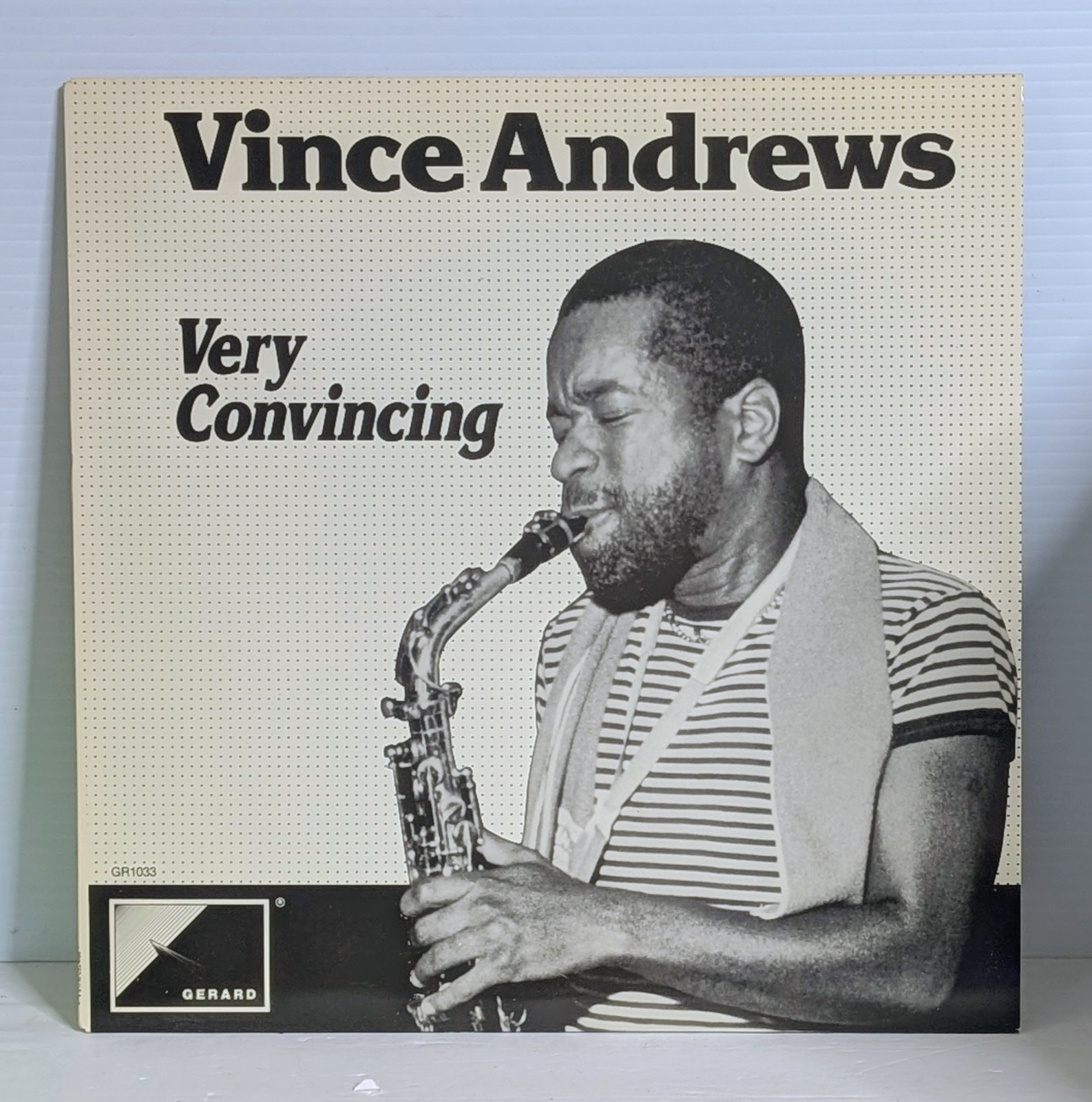 VINCE ANDREWS Very Convincing LP Vinyl Record Gerard 1986 Private Jazz Funk