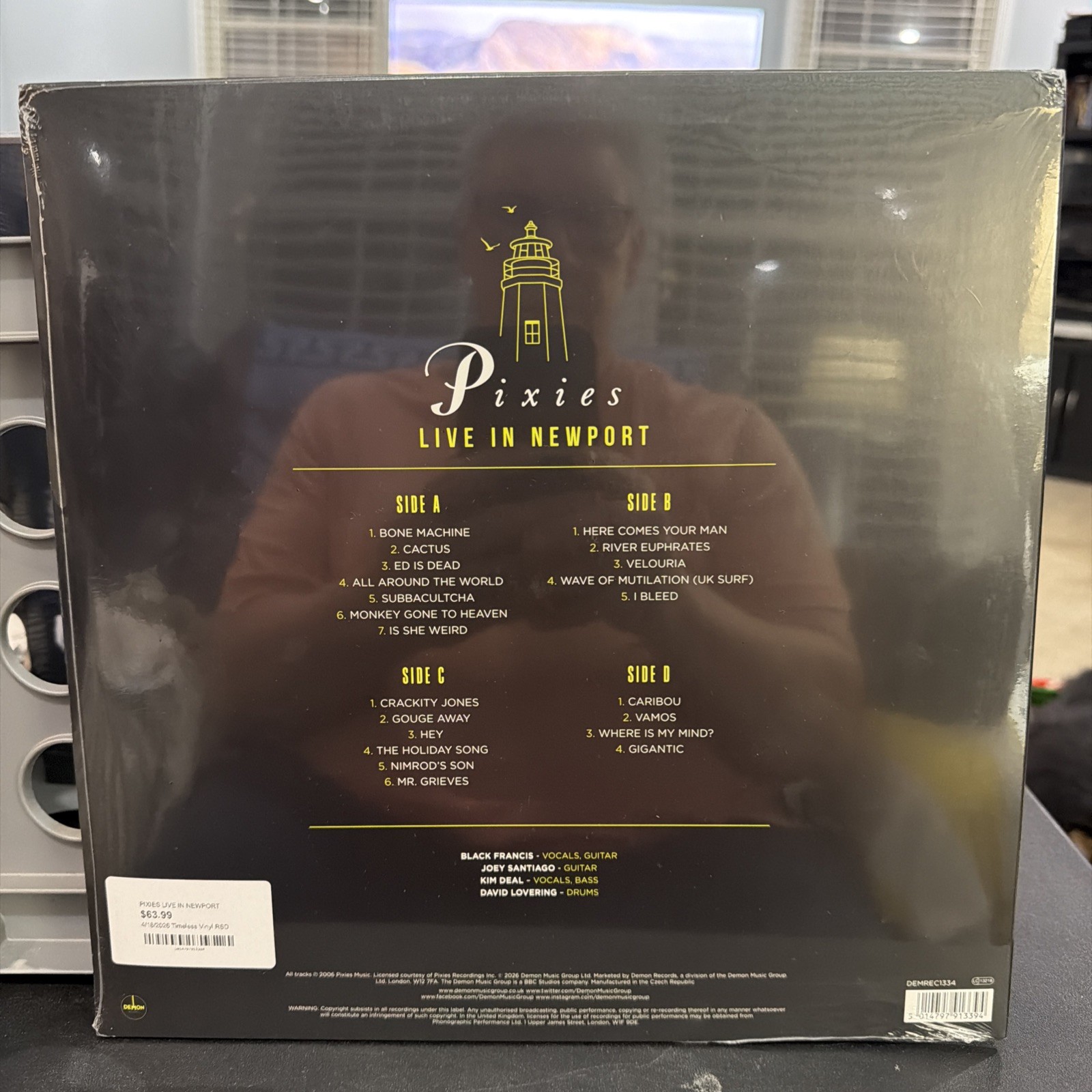The Pixies Live in Newport New Sealed RSD 2026 Green & Yellow Vinyl – NEW