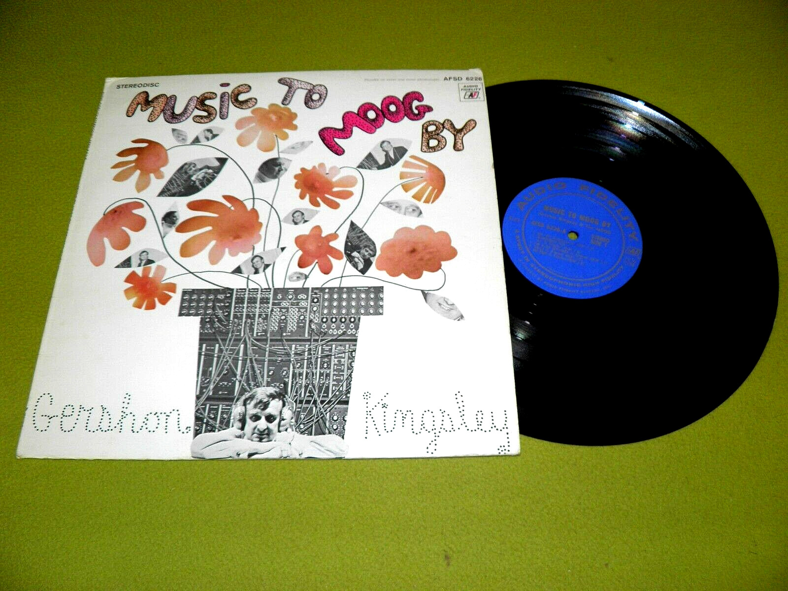 Gershon Kingsley – Music To Moog By – 1969 USA 1st Press AFSD 6226 Stereo LP EX