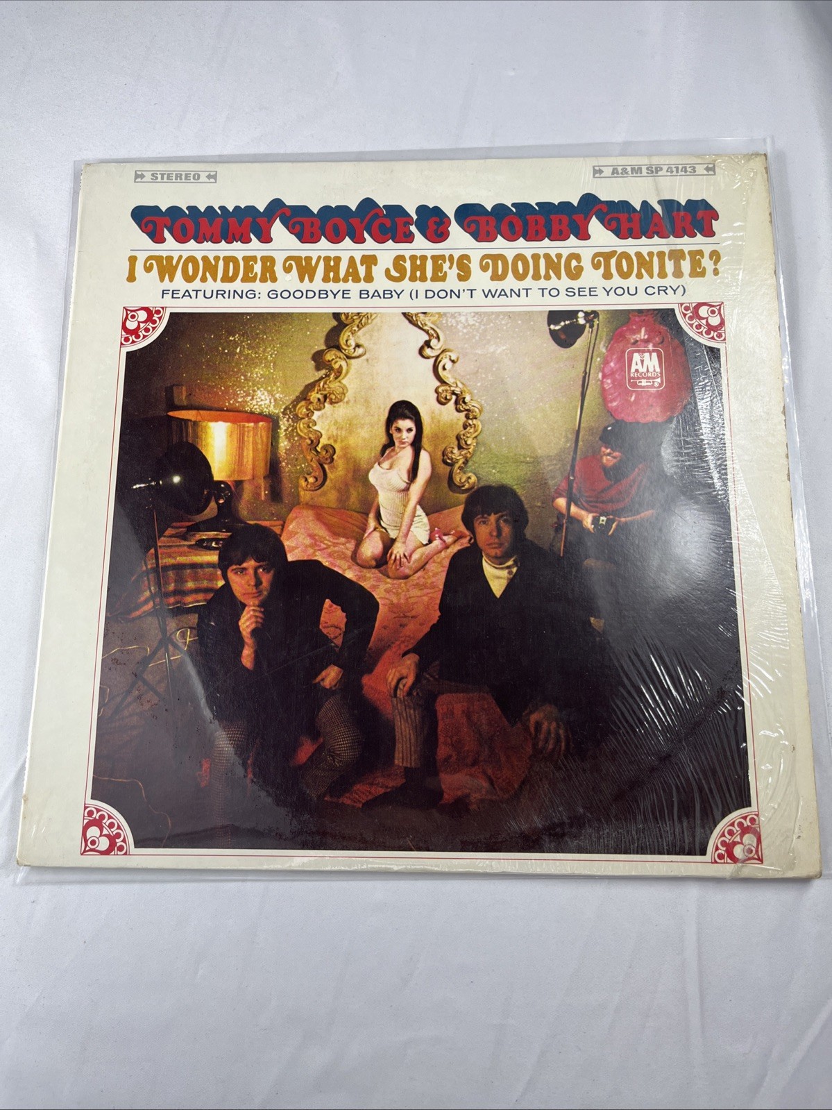 Tommy Boyce & Bobby Hart I Wonder What She’s Doing Tonite LP Vinyl Record