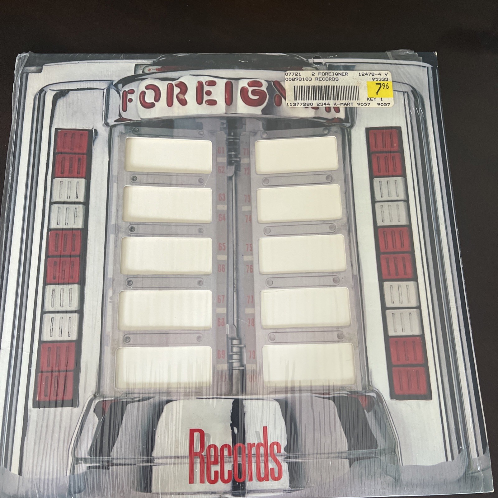 FOREIGNER RECORDS DIE -CUT VINYL USED