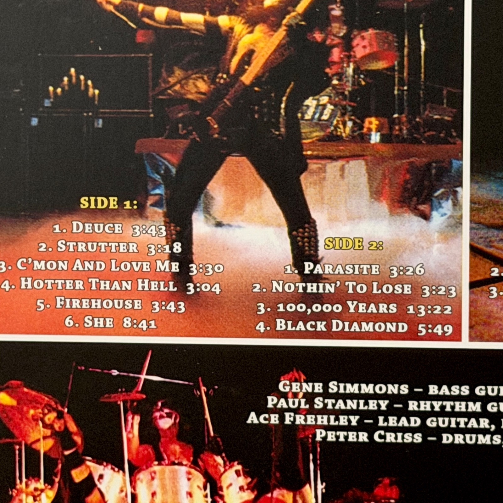 KISS Alive in Detroit January 1976 2 LP Blue Vinyl Soundboard NEW