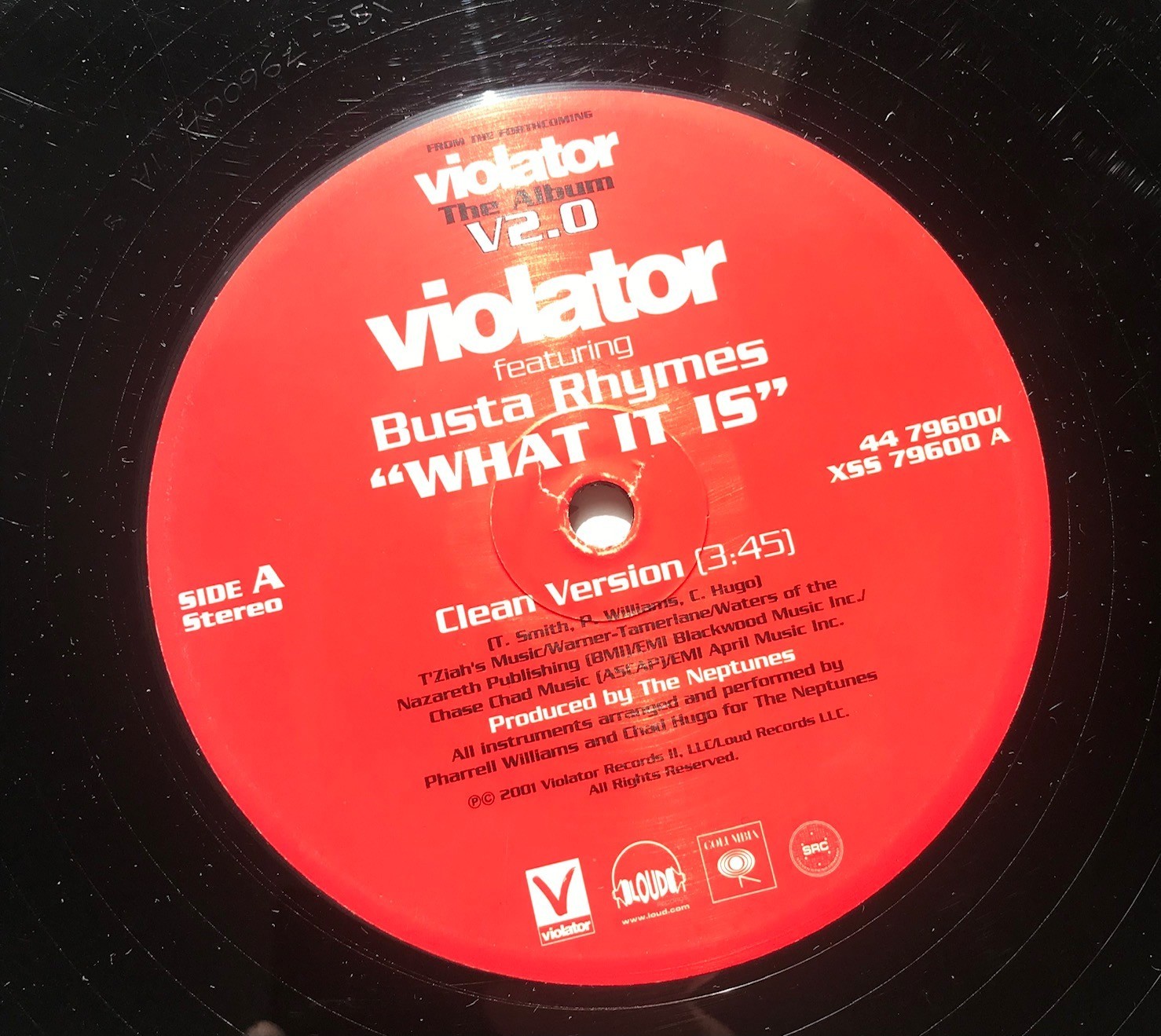Busta Rhymes What It Is 12″ Violator Records Flipmode Squad The Neptunes