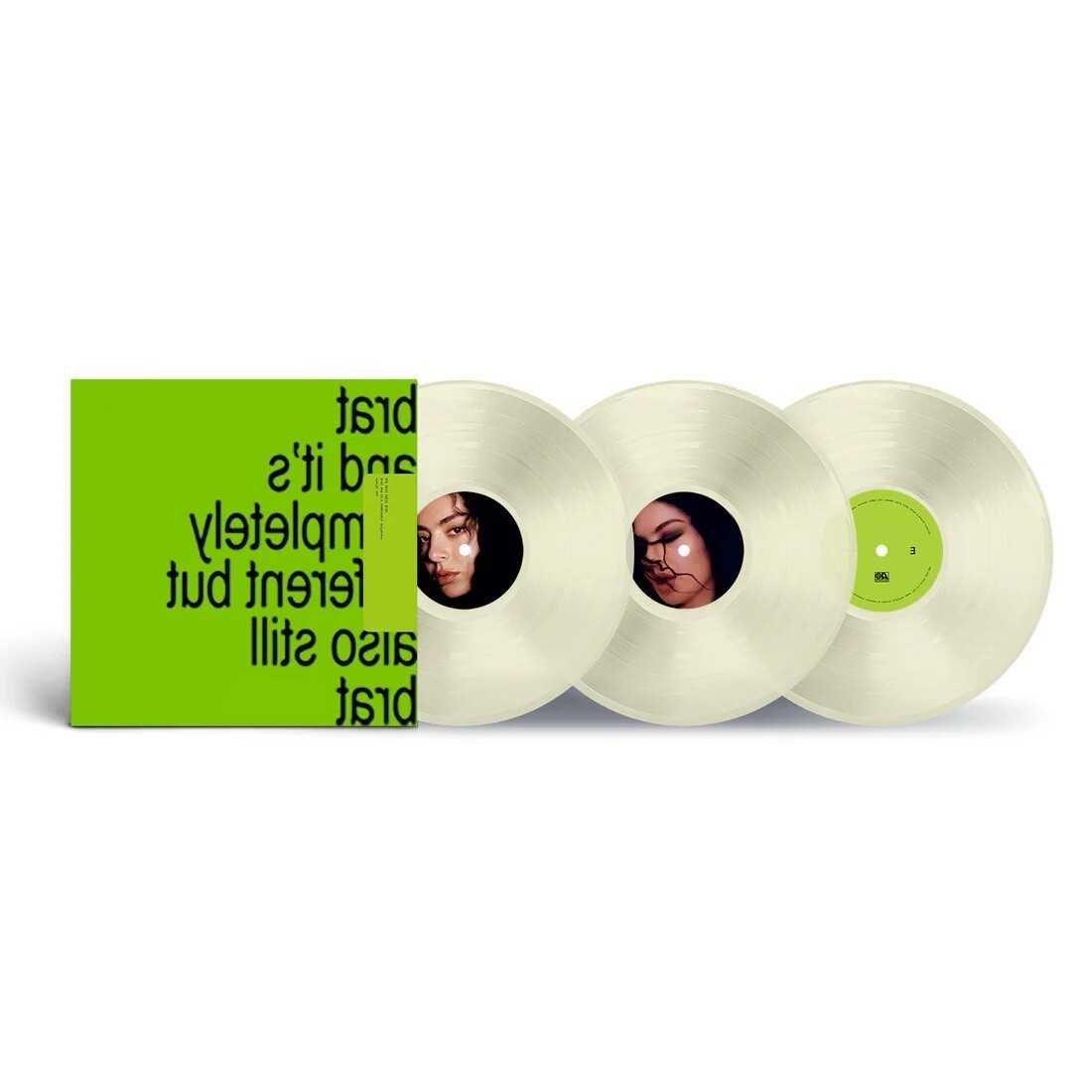 BRAT AND IT’S COMPLETELY DIFFERENT | Triple LP M Clear Vinyl 12″ NEW & UNOPENED