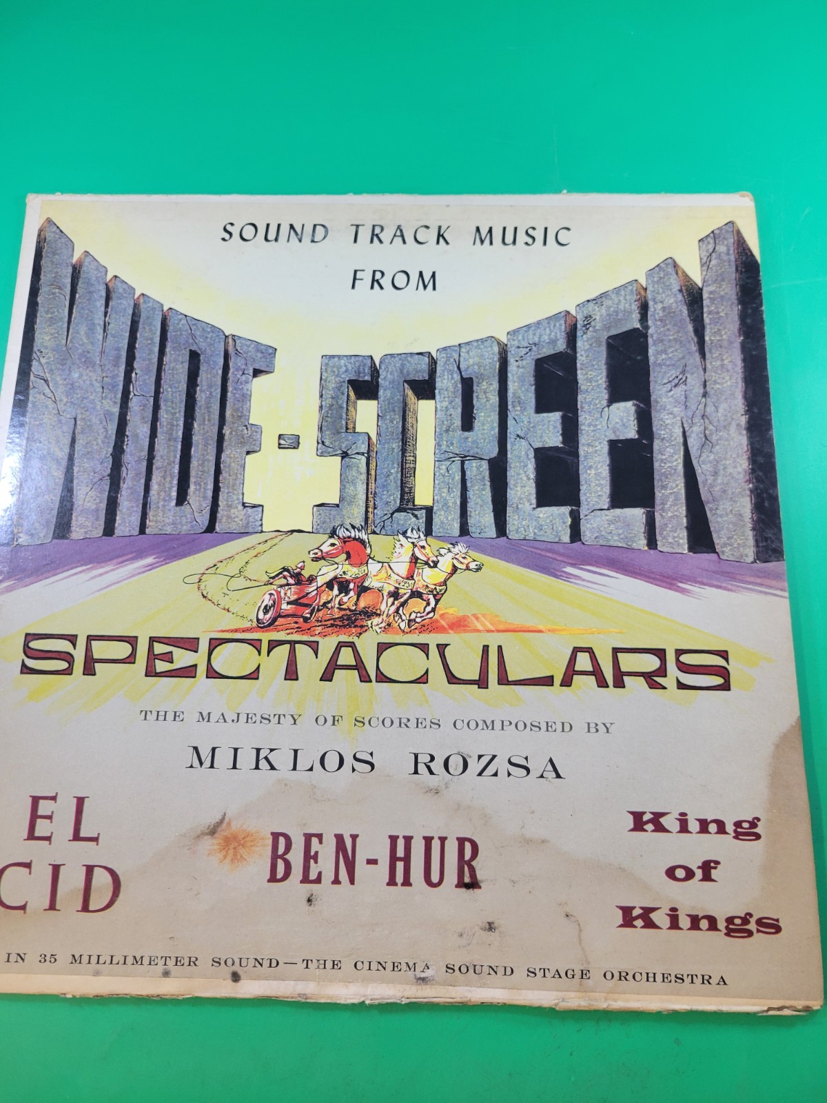 Soundtrack Music From Widescreen Spectaculars LP P-16400