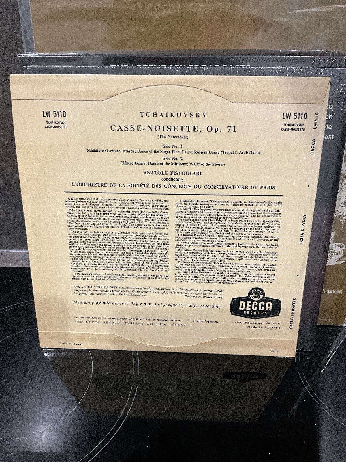 Tchaikovsky* / L’Orchestre De La Société Des Concerts Du Conservatoire De Par…