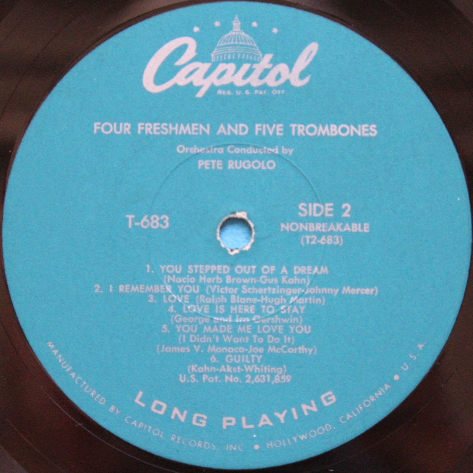 The Four Freshmen-4 Freshmen and 5 Trombones-1955 Pop Jazz Vocal E/E