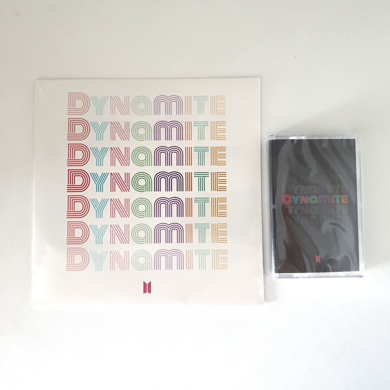BTS Official Dynamite Vinyl & Cassette Set LP 7″ Limited Edition K-Pop Sealed