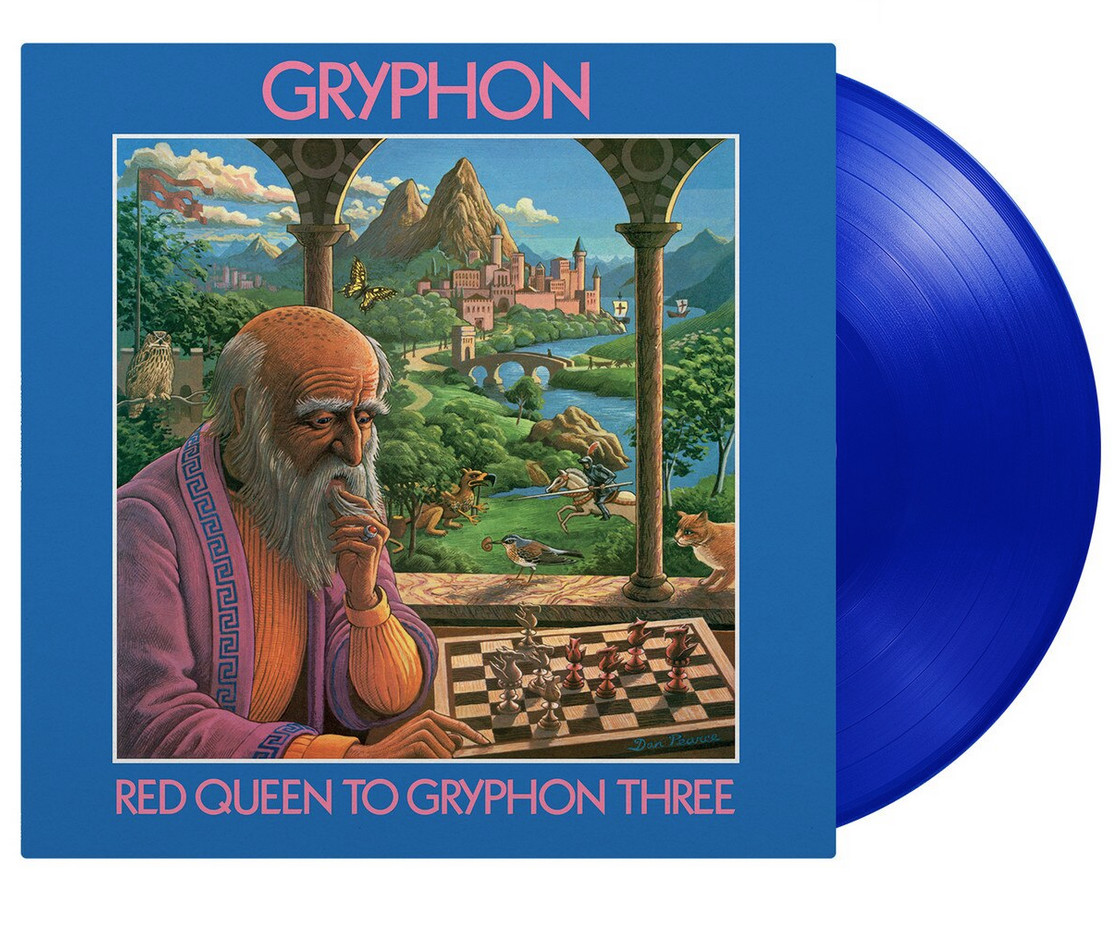 Gryphon – (PRESALE 7/10/26) Red Queen To Gryphon Three (MOV 180G CLEAR BLUE VINY