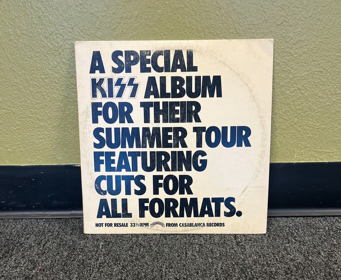 Kiss A Special Kiss Album For Their Summer Your 1976 EP 12” Vinyl Promo