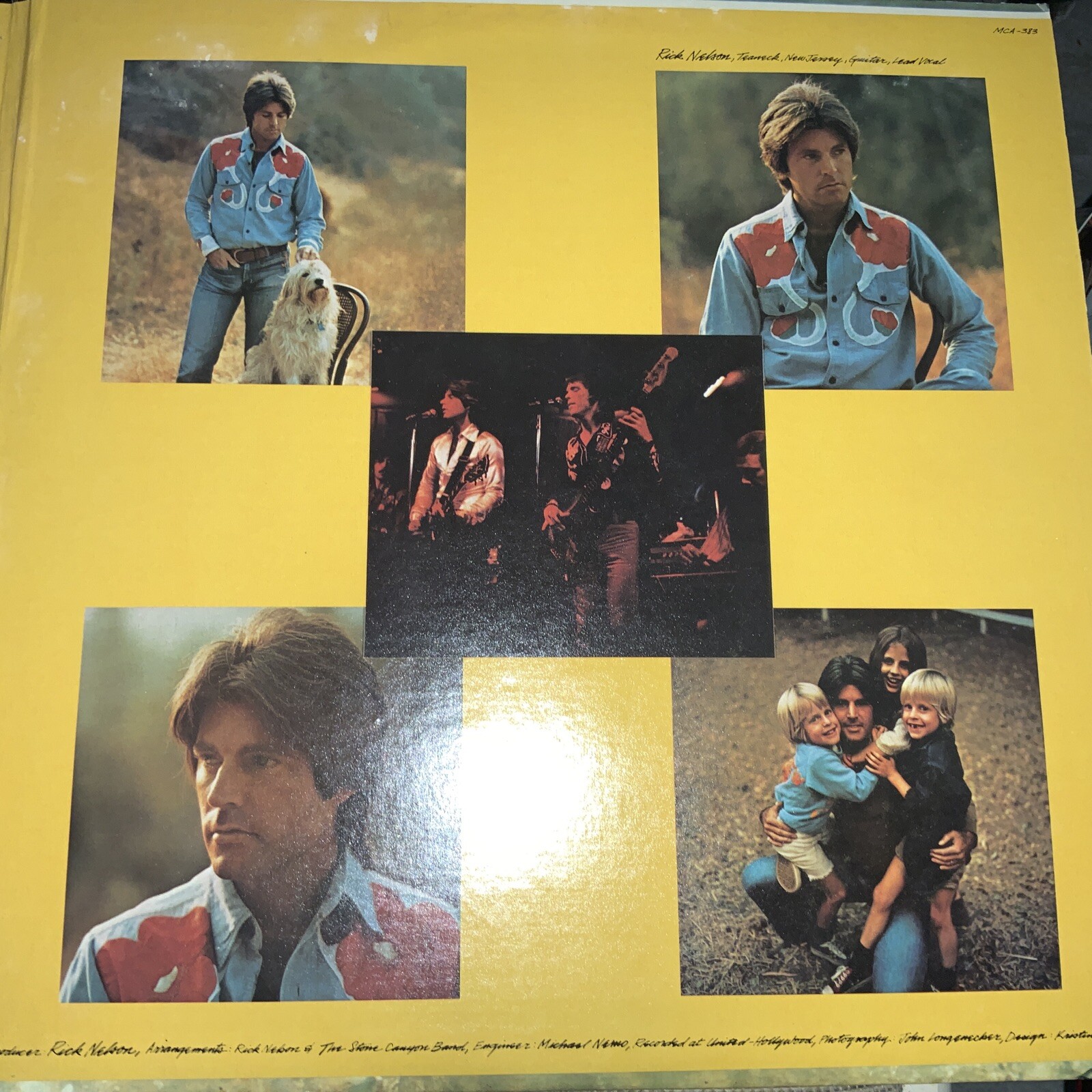 Rick Nelson & The Stone Canyon Band Windfall LP Record MCA Records 1974 MCA-383