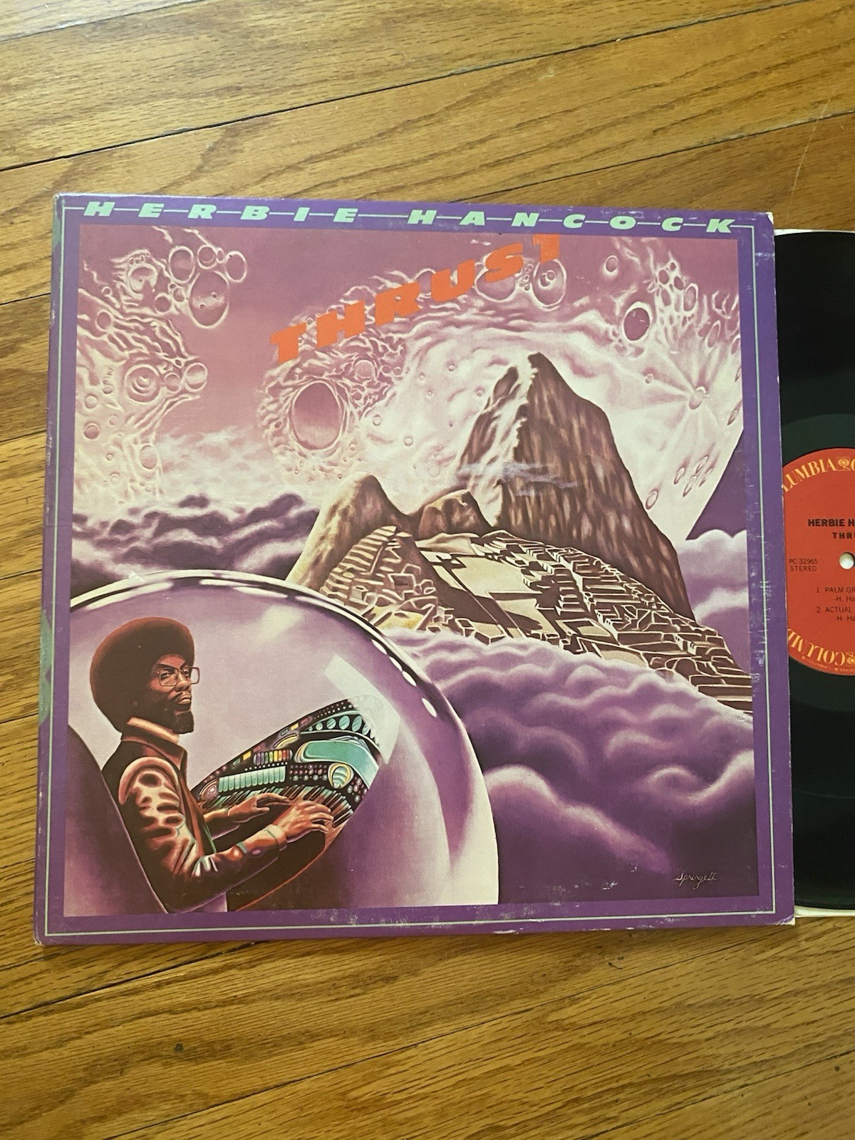 HERBIE HANCOCK THRUST EX LP ORIG. 1974 COLUMBIA MORE LPS FREE SHIP