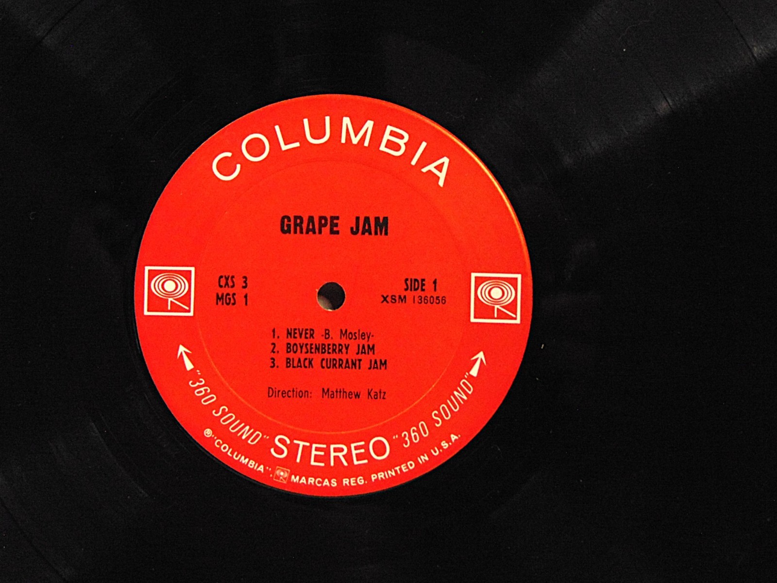Moby Grape – Grape Jam – 1968 Columbia 2-Eye Stereo Psych Rock Vinyl LP Record