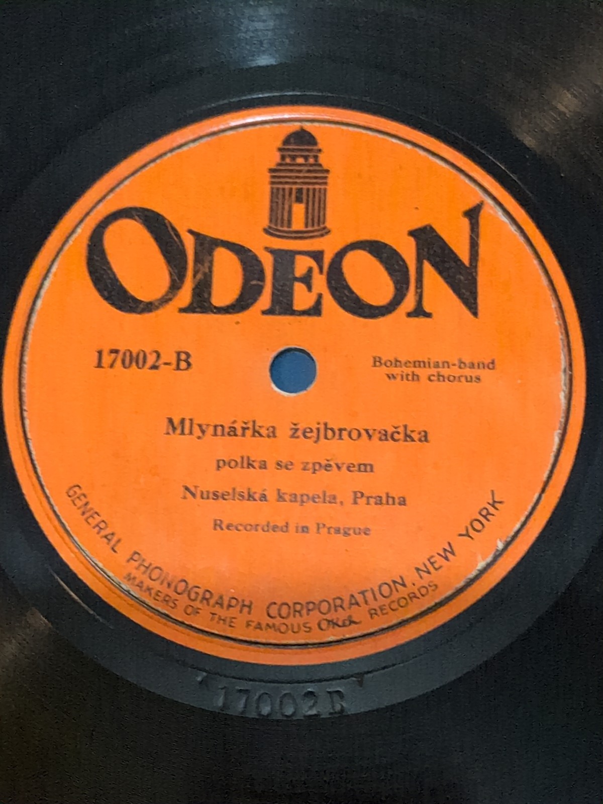 78 RPM Odeon Okeh Lot Of 9 17002-17283 Polka Czech Pochod Double Sided