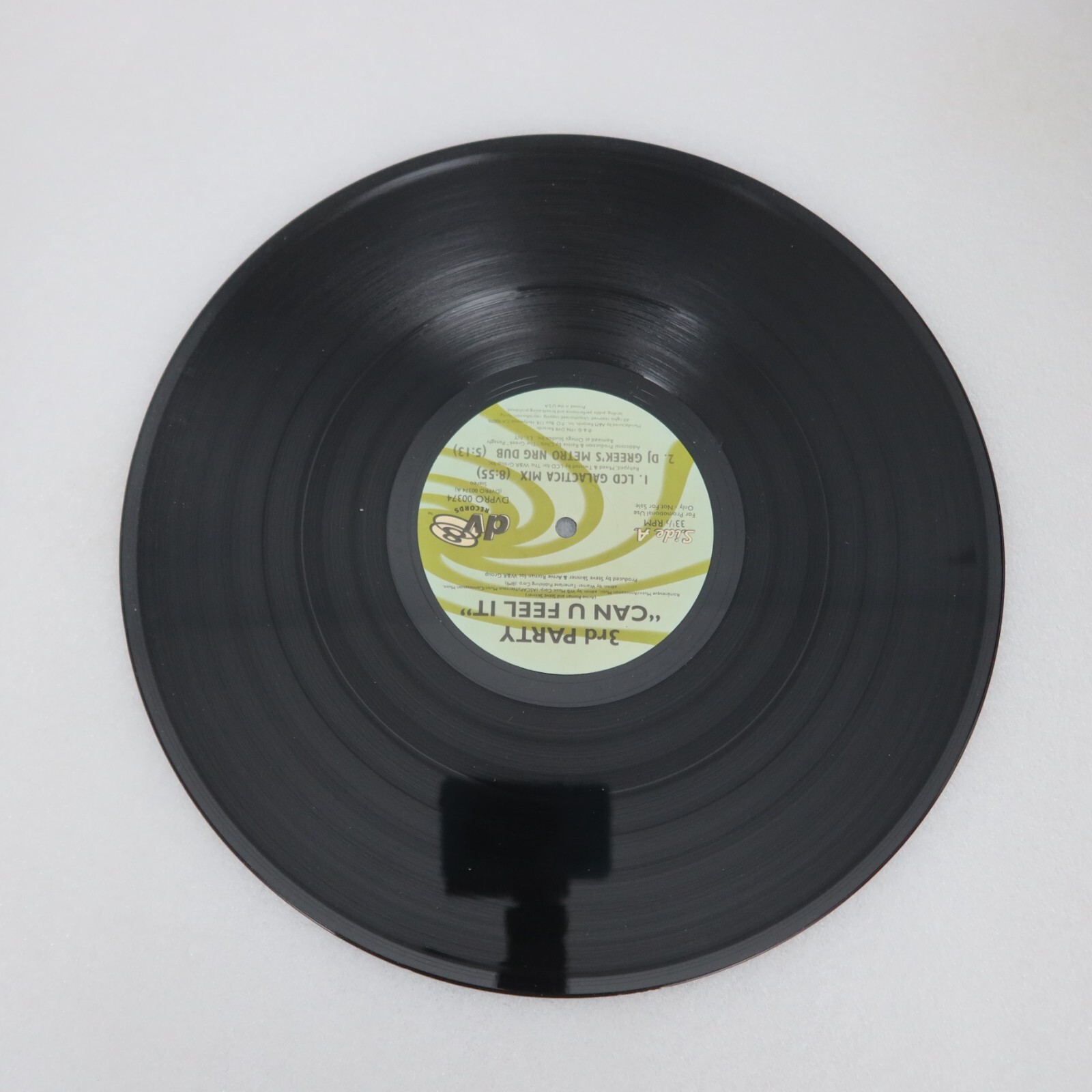 3Rd Party Can U Feel It PROMO SINGLE Vinyl Record Album
