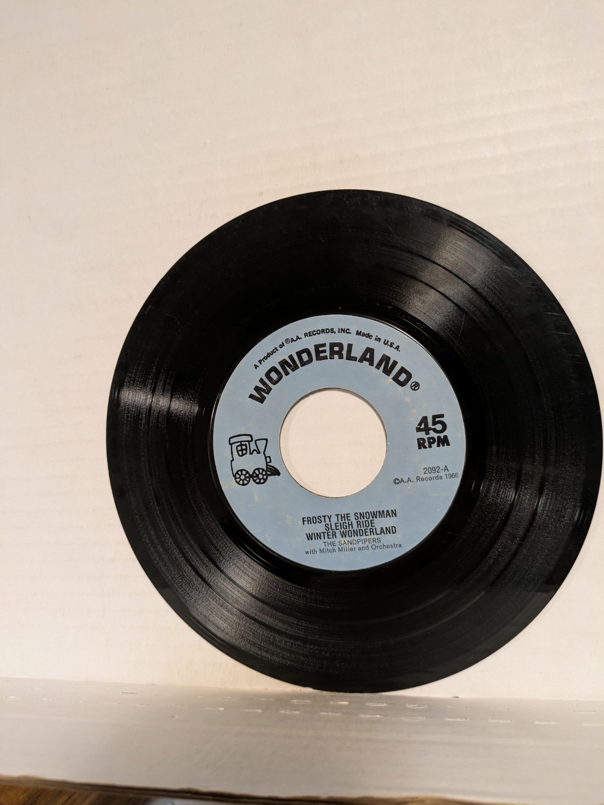 45~ The Sandpipers: “Winter wonderland, frosty the snowman/Sleigh ride” (VG)