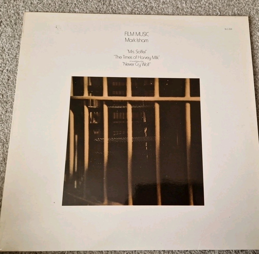 MARK ISHAM FILM MUSIC SOUNDTRACK LP – 1985 -DISNEY’S NEVER CRY WOLF – MRS SOFFEL