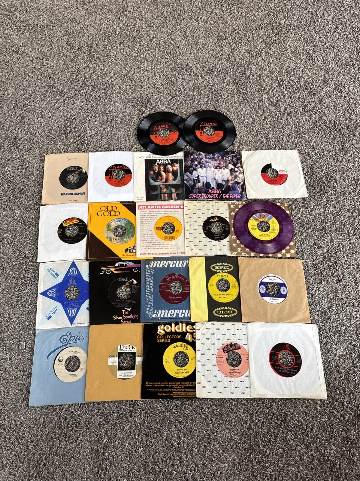 Lot Of 20 7” 45rpm Singles Rock/soul VG+ Cond. In General