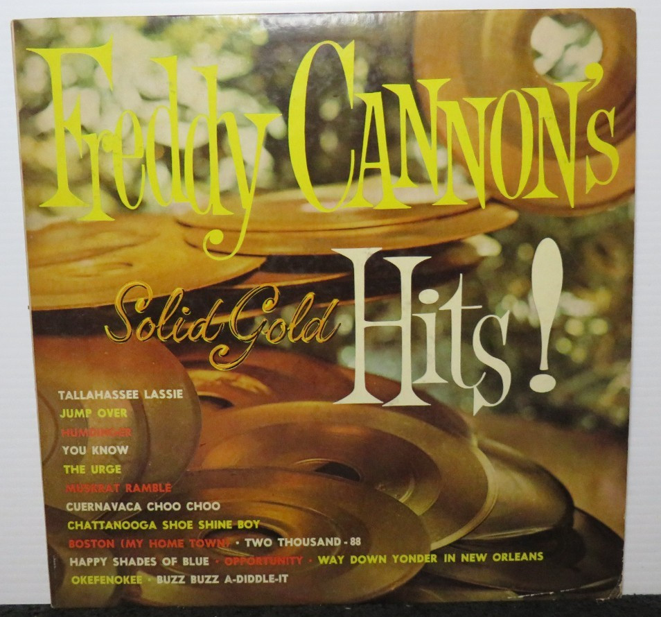 FREDDY CANNON SOLID GOLD HITS (VG) LP-505 LP VINYL RECORD