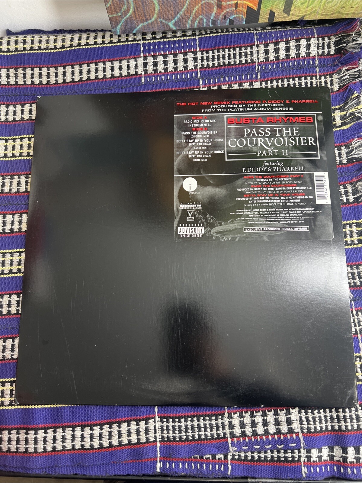 Pass the Courvoisier Part II by Busta Rhymes (Record, 2002) Excellent