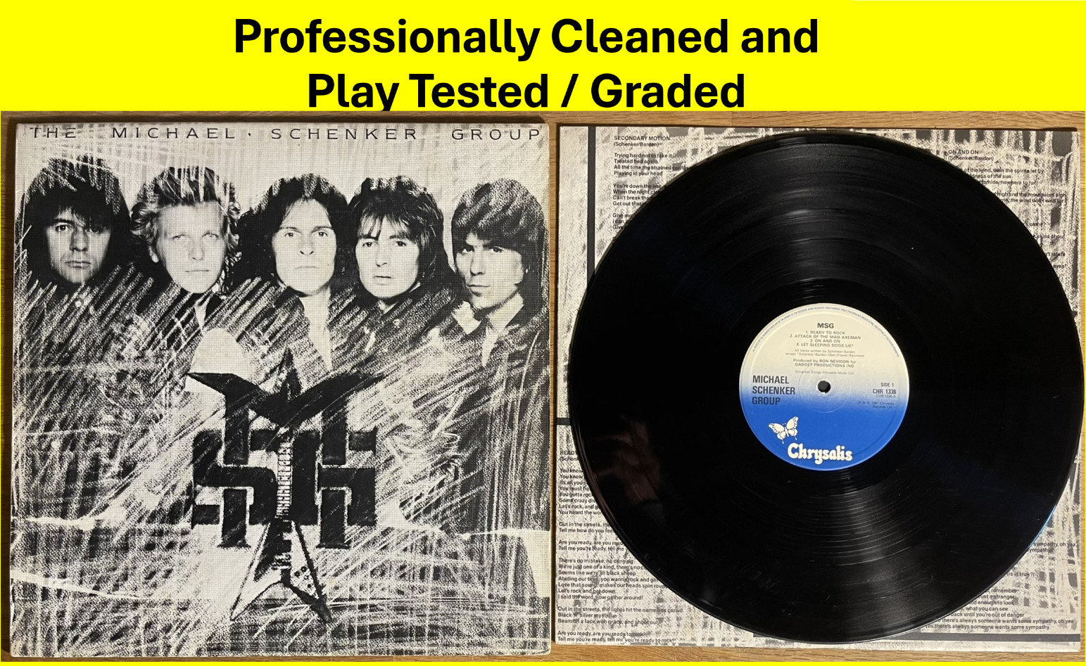 UK 1st Press 1981 Michael Schenker Group ‘MSG’ vinyl LP VG/VG+