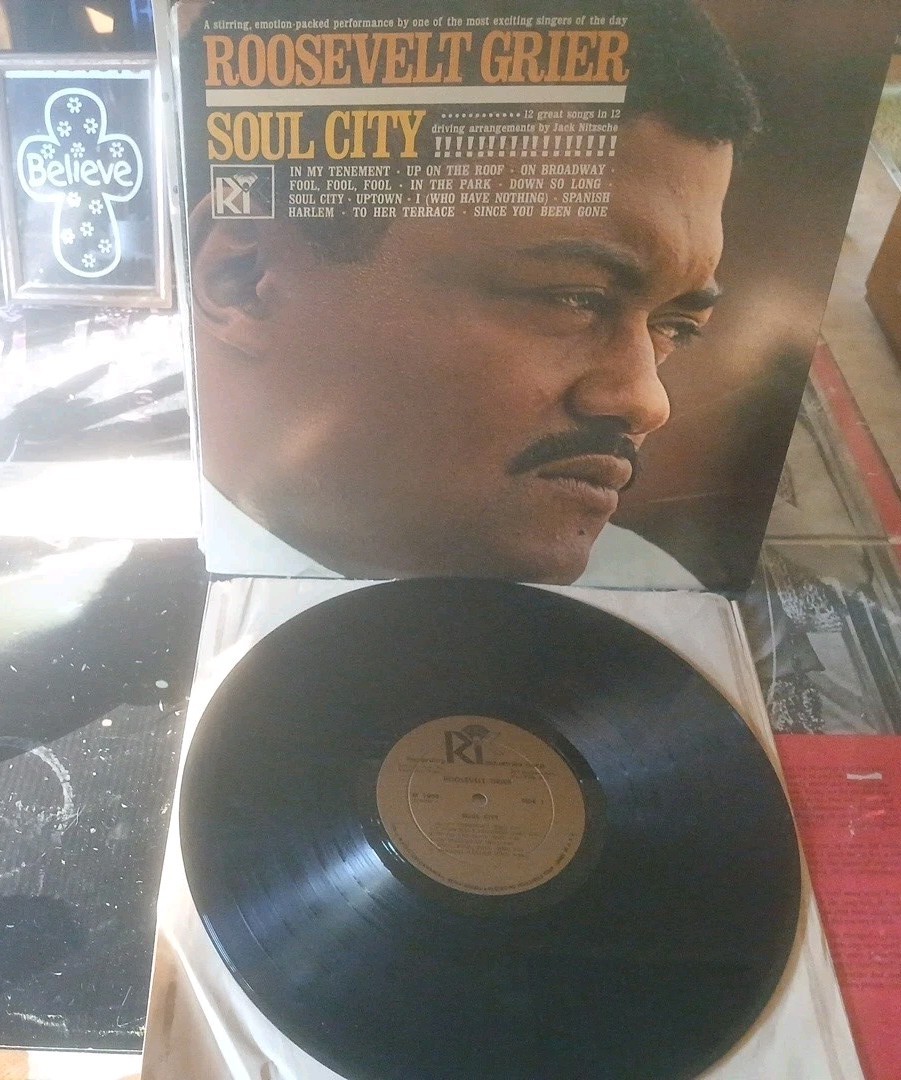 Roosevelt Grier•Soul City (NM-/NM-) 1st Press’64•DG•M 1008 ☆Mono