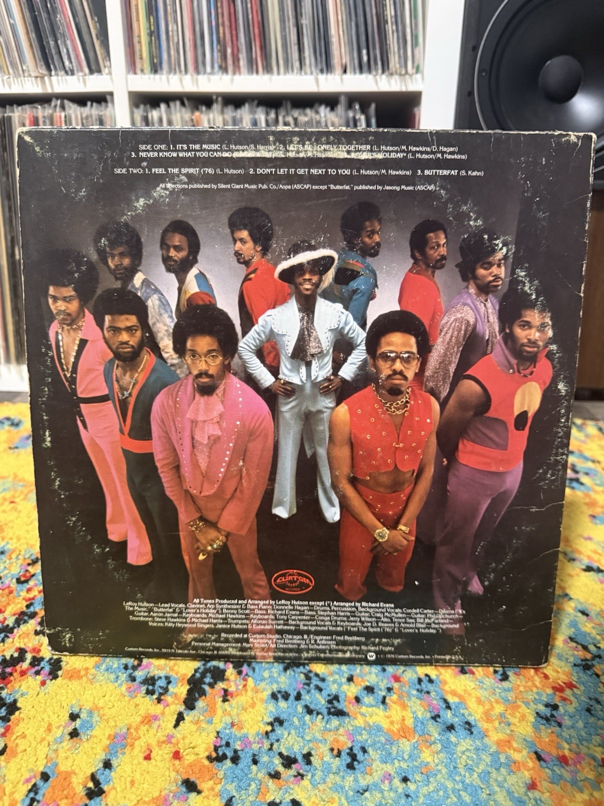 Leroy Hutson – Feel the Spirit – Vinyl LP 1976 Curtom CU 5010 – Soul/Funk VG-