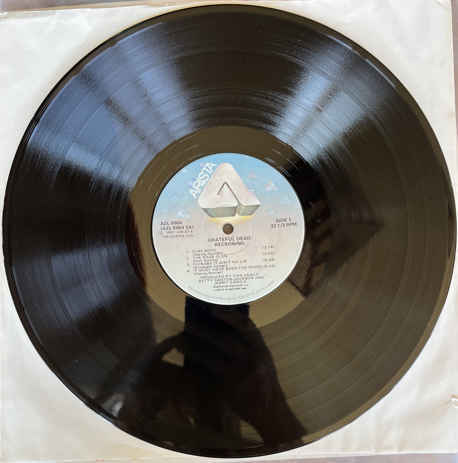 The Grateful Dead – Reckoning – 1981 1st Press Arista A2L 8604 w/Sleeves VG+/VG