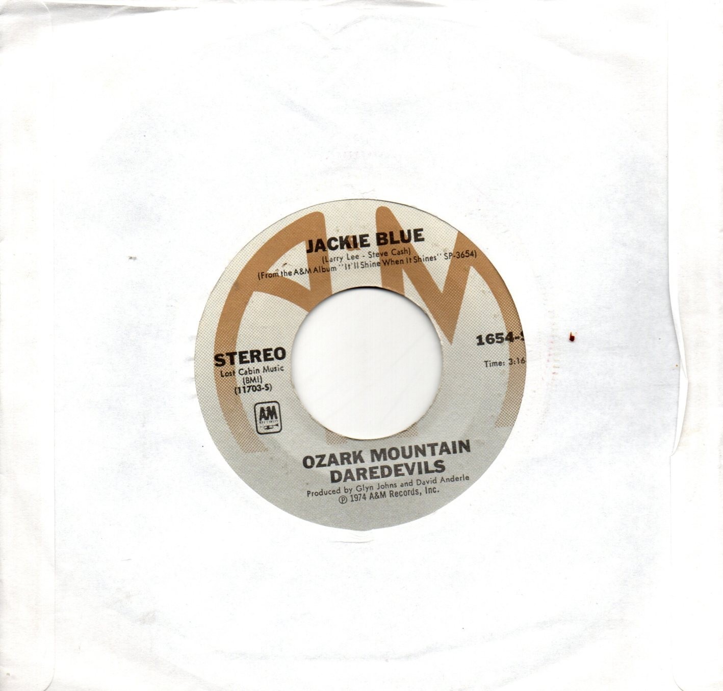 Ozark Mountain Daredevils:Jackie Blue/Better days:US A & M:1974