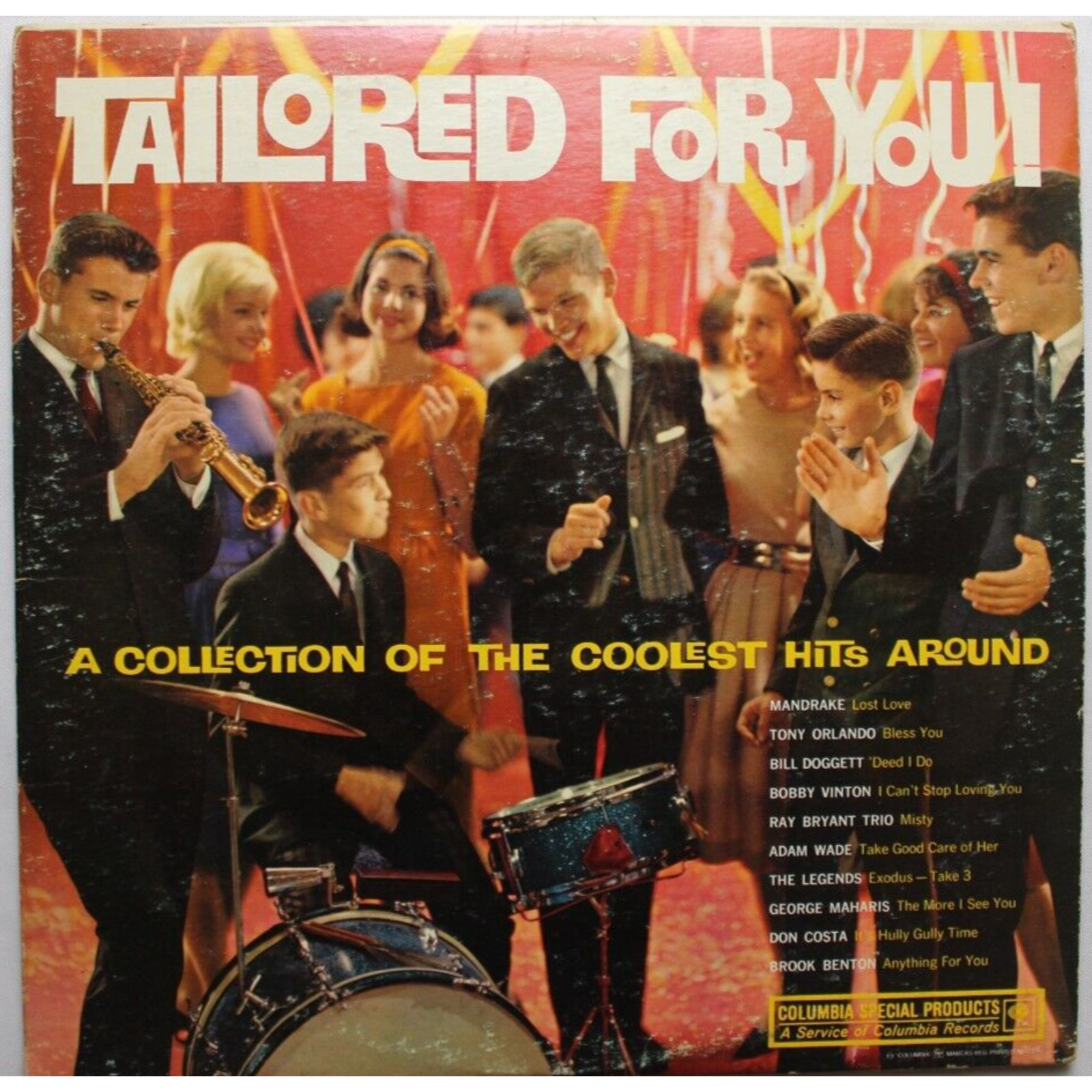 A COLLECTION OF THE COOLEST HITS AROUND LP 12″ VINYL RECORD COLUMBIA VARIOUS