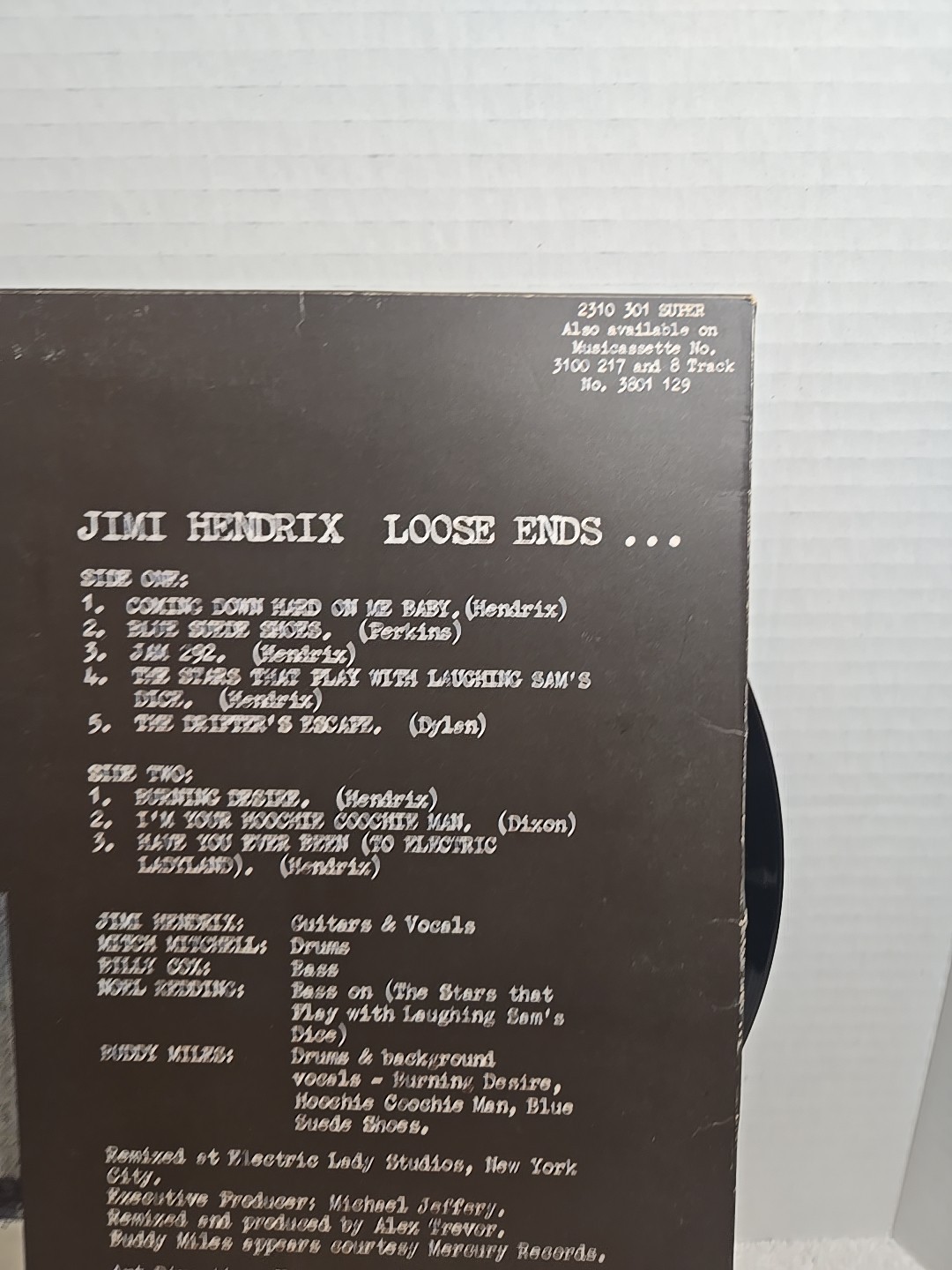 JIMI HENDRIX LOOSE ENDS 1973 POLYDOR RECORDS IMPORT 2310-301 LP England