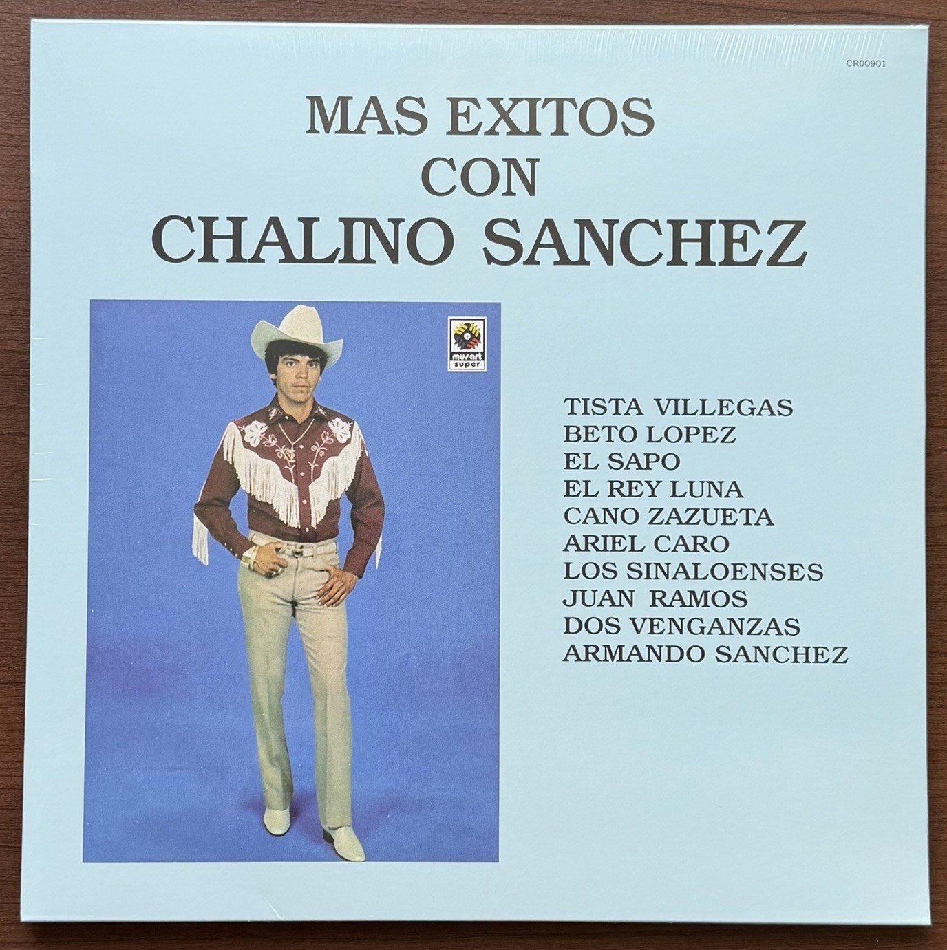 Chalino Sanchez Mas Exitos Con (2025) Limited Edition Color Cafe Y Blanco Vinyl