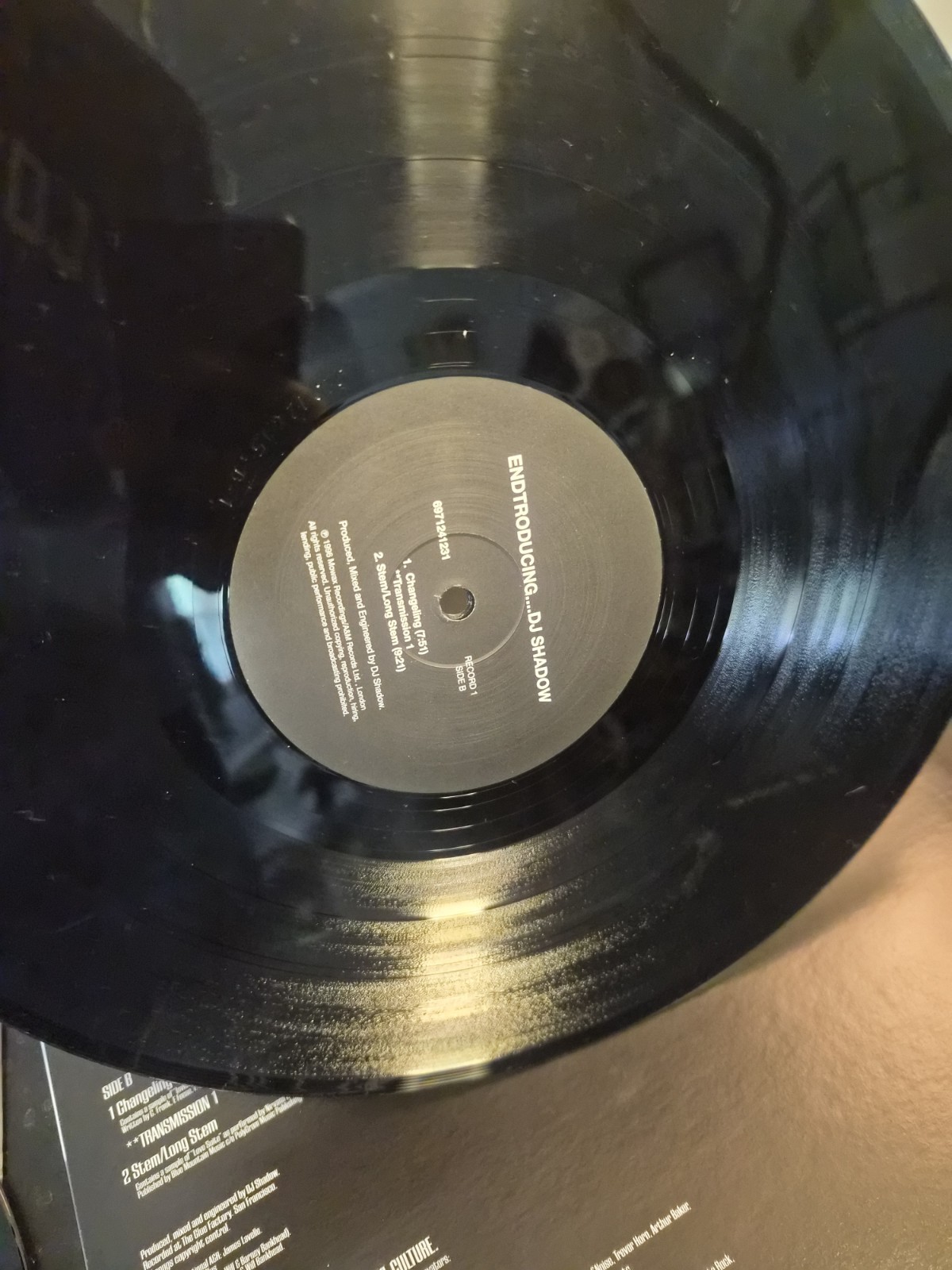 DJ Shadow Endtroducing 2LP Vinyl 1996 Mo’ Wax Classic Hip-Hop Record EX👍